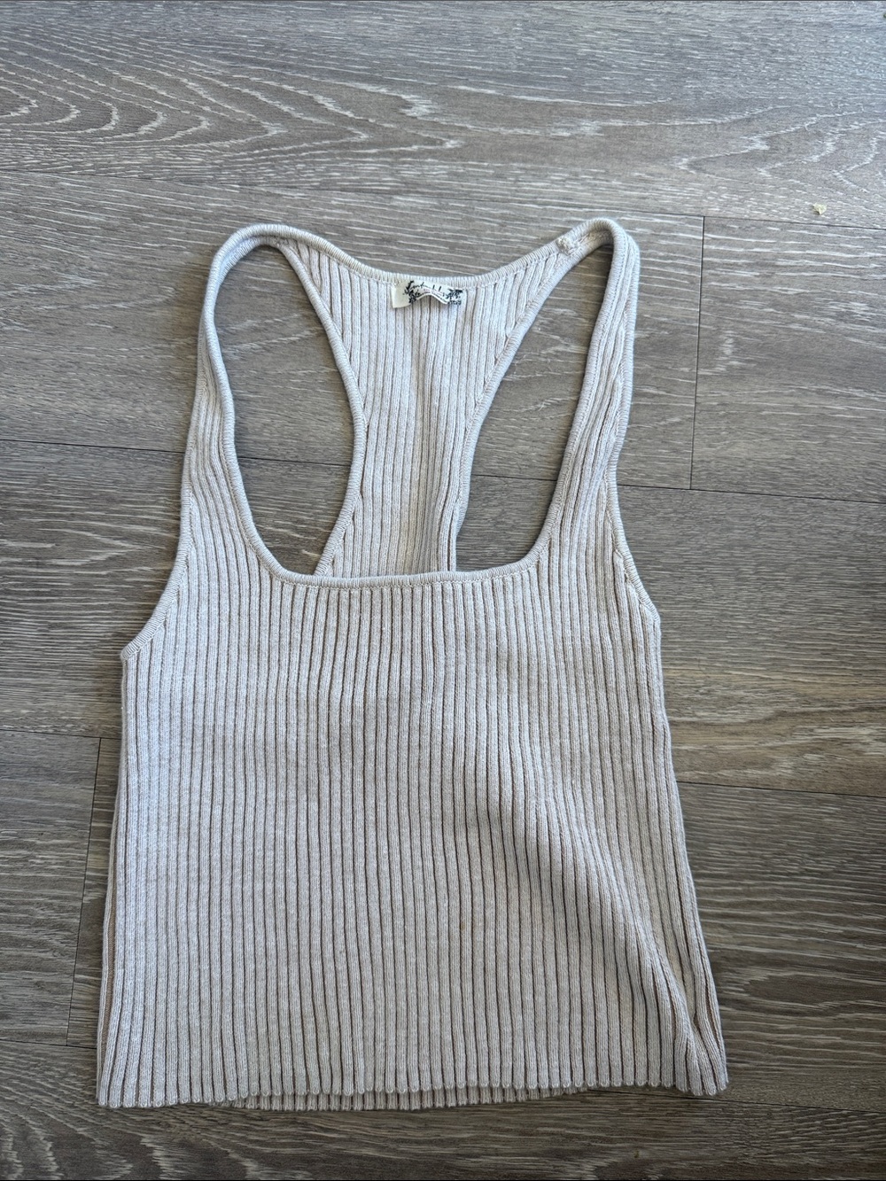 Intimately Free People Ribbed Racerback Tank Top Size Medium